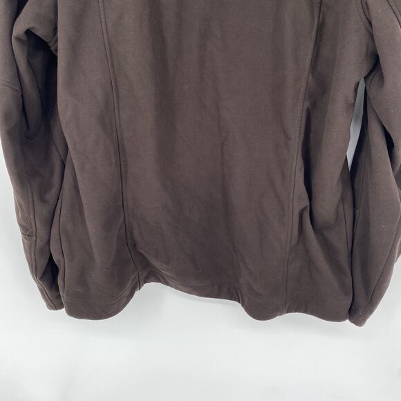 Marmot Hawkins Fleece Full Zip Jacket Brown Men's Size XL - Picture 7 of 8